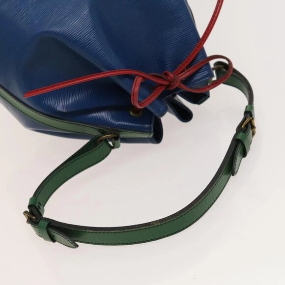LOUIS VUITTON Epi Toriko Color Noe Bag Red Blue Green M44084 LV Auth 11 - Picture 10 of 16